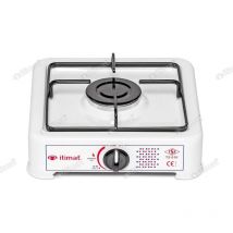 Itimat - fornello 1 fuoco gas gpl alta qualita' fornellino bianco