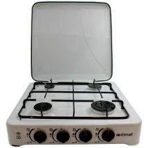 Fornello 4 fuochi gpl bianco alta qualita' fornellone cucina regolabile - Itimat
