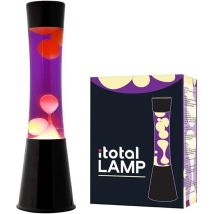 Itotal - i-total - lampe à lave magma/lampe à lave (noir violet/jaune) XL1789