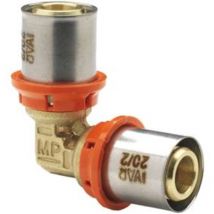 Raccord coudes egaux 90°20x220 - 20 - Ivar