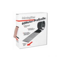 IVT - Schutzgitter-Profirolle Aluminium 50mm Schutzgitter 60m Rolle rot-schwarz