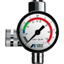 Manomètre de contrôle + réglage nm - W2012920700 - Ce produit de marque est neuf. - Iwata