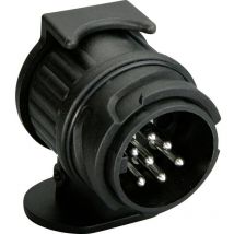 010210 Adattatore rimorchio [Presa a 13 poli - Spina a 7 poli] Plastica - IWH