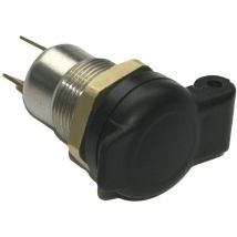 IWH - Prise femelle encastrée din métal avec couvercle Charge de courant max=16 a 12 v, 24 v