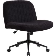 Intimate Wm Heart - iwmh Chaise de Bureau sans accoudoirs, Chaise pivotante réglable en hauteur avec roulettes, Chaise de lecture avec coussin plus