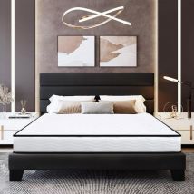 Iztoss - Matelas Mousse 140x190cm - Épaisseur 15 cm - pour Adulte Enfant - Zones de Confort Mousse