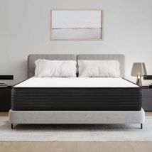 Matelas Mousse 90x190cm - Épaisseur 20 cm - pour Adulte Enfant - Zones de Confort Mousse - Iztoss