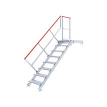 Industrietreppe 19 Stufen - Standhöhe de 4.05m - Stufenbreite 600mm - Anstellwinkel 45° - 22210619