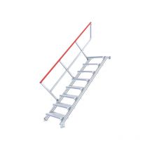Plateforme Direct-matisere - Industrietreppe 19 Stufen - Standhöhe de 4.75m - Stufenbreite 800mm - Anstellwinkel 45° - 22110819