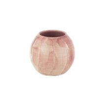 Cache-pot en céramique rose 24x24x21 cm