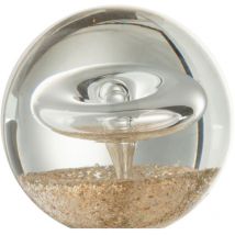 Presse-papier translucide pailleté or