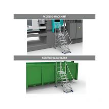 Plateforme Direct-matisere - Piattaforma 1 gradini - Altezza massima di lavoro 2.25m - ES301-R