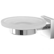 Jabonera Easy Series de acero cromado