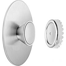 Msbd - Jabonera magnética, jabonera magnética con ventosa, jabonera magnética de acero inoxidable, montaje en pared, para bañera y baño.