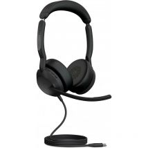 Gn Evolve2 50 Micro-casque filaire stéréo - Technologie Air Comfort, microphones à réduction de bruit et anc - Fonctionne avec les plateformes uc
