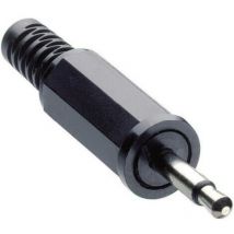 Jack 2.5 mm mâle, droit Lumberg kls 10 Nombre de pôles: 2 mono noir 1 pc(s) D26656