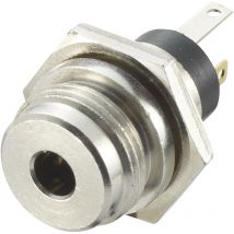 Tru Components - Jack 3.5 mm embase femelle, verticale 718951 Nombre de pôles: 3 stéréo argent 1 pc(s) S849991