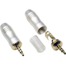 Jack 3.5 mm mâle, droit BKL Electronic 1103092 Nombre de pôles: 4 stéréo or 1 pc(s)