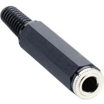 Jack 6.35 mm femelle, droit Lumberg KLKM 3 Nombre de pôles: 2 mono noir 1 pc(s) D26675