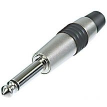Jack 6.35 mm mâle, droit Rean av NYS224C-5 Nombre de pôles: 2 mono argent, vert 1 pc(s) D21991
