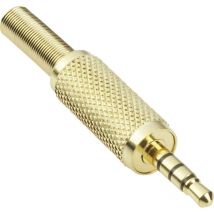 Jack 3.5 mm mâle, droit Tru Components 1578821 Nombre de pôles: 4 stéréo or 1 pc(s) S466591