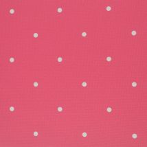 Grandeco - Jack n' Rose Pink White Polka Dot Fabric Effect Paste The Wall Wallpaper