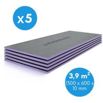 Jackon Insulation - Jackon Plano 1300x600x10 mm Pack of 5 Waterproof tile backer boards for all types of surface, total surface area 3,9m² (4521943)