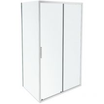 Paroi de douche Jacob Delafon L'ingénieuse porte coulissante, installation angle 100 x 70