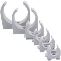 613515 Collier de serrage EN20 21 mm gris clair (ral 7035) 100 pc(s) sans halogène, sans silicone - Jäger Direkt
