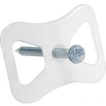 700814 Cavalier à clouer 700814 Plage de ø du faisceau 16 mm (max) naturel 1 pc(s) S17835 - Jäger Direkt