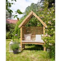Jagram - Orio Wooden Garden Arbour Bench Furniture Seat Trellis Plant Support
