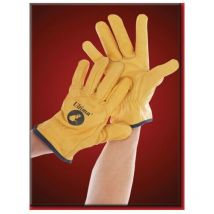 Jallatte Ultima General Purpose Drivers Gloves Leather Natural Size 10