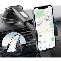 Autotelefonhalter [Super-Saugnapf] Autotelefonhalter Saugnapf Autozubehör 360 Grad drehbarer Autotelefonhalter Windschutzscheibe Armaturenbrett für
