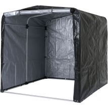 Abri de jardin HHG-450, abri de jardin abri de jardin, alu protection UV imperméable, 201x201x201cm, anthracite