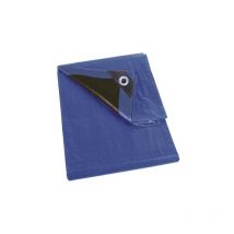 Bâche Perel - Bleu/Noir - Ultra-résistant - 3 X 4 M