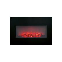 [jamais Utilise] Classic Fire Classic Fire Memphis Atmosphere Fireplace - Cheminée Électrique - 1800 W - Noir