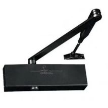Ferme-porte GR200115 avec frein d'ouverture bras standard noir charge 80kg
