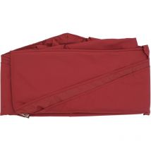 Toile de rechange pour parasol HHG-692, 8 baleines rondes Ø4m 220g/m² Polyester, Toile de rechange p.ex. pour Parasol déporté HHG-692, bordeaux