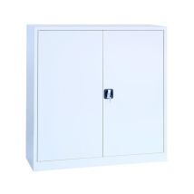 Armoire Basse Métallique de Bureau MOBIKA 2 Portes Battantes - AR-MPB-008