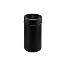 Poubelle anti-feu murale 50L en acier noir – Cuisine – Volume, Mécanisme d'ouverture poubelle, Hauteur, Nombre de compartiment(s), Largeur, Longueur, 