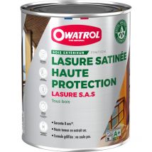 Lasure sas Owatrol lasure satinée haute protection Noyer (owp16) 1 litre