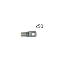 Lot de 50 Cosses Tubulaires Droites Cuivre MECATRACTION 150mm² M10 Étamée NFF00363 - TN150-10 - 7421241