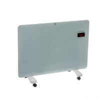Jamais utilisé] Optimeo Radiateur convecteur 1500W blanc 3 niveaux de chauffage, fonction minuterie, télécommande, spécial pièces humides