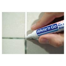 OUTLET Crayon blanc ́n Go, blanchissant pour les articulations, imperméable à l'eau, imperméable, formule antibactérienne, résultats instantanés.