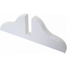 Pied pour paravent, support, porte-paravent / cloison de séparation, blanc, lot de 3