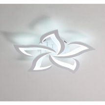 Plafonnier LED, Lampe de Plafond Moderne 60W 4500LM, Luminaire Plafonnier Moderne de Pétale pour Salon Cuisine Salle de Bain Chambre Salle à Manger (