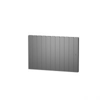 Radiateur à inertie fonte NOIROT Fontéa horizontal 1500W anthracite connectable