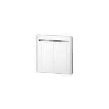 Radiateur à inertie sèche fonte CHAUFFELEC Keops horizontal 1000W blanc
