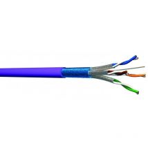 Touret 500m de Câble Réseau Multimédia Torsadé MMC Cat 6A F/FTP 1x4P 555MHz LSZH Dca - F5554SH5