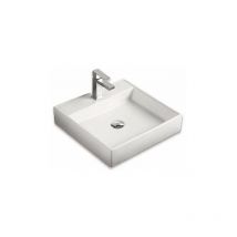 Vasque à Poser Céramique PIEZZI Piazza Carré Blanc - VA-CE-311